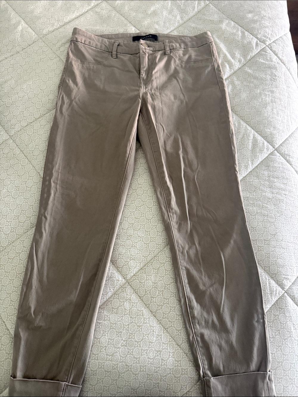 J Brand Slim Chinos in Taupe Beige